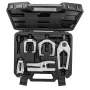 NEO TOOLS σετ εξολκέα ακρόμπαρου 5 τεμ., σφυρήλατος χάλυβας κιτ διαχωρισμού σφαιρικών αρθρώσεων με πλαστική βαλίτσα