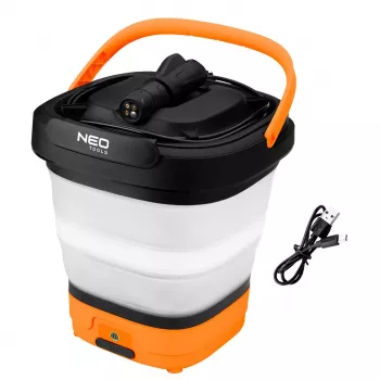 NEO TOOLS 12V μπαταρία πλυστικό υψηλής πίεσης 5 bar με πτυσσόμενο κουβά και φόρτιση USB-C