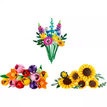 LEGO Botanicals πακέτο καλοκαιρινής ανθοδέσμης – σετ κατασκευής βοτανικών 756 τεμαχίων για ενήλικες