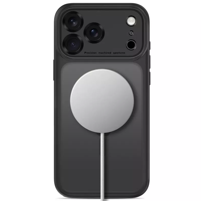 TECH-PROTECT MagPeak MagSafe διάφανη θήκη για iPhone 17 Pro / 18 Pro ματ μαύρη