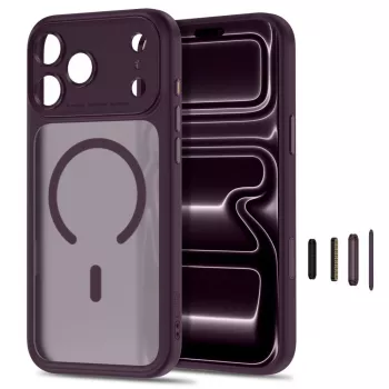 Tech-Protect MagPeak MagSafe θήκη για iPhone 17 Pro Max / 18 Pro Max - ματ σκούρο κερασί