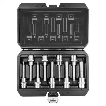 NEO TOOLS εξάγωνα bits σε καρυδάκια 100 mm, σετ 9 τεμ.