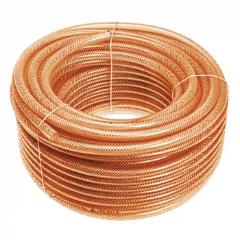 NEO TOOLS ενισχυμένος σωλήνας πίεσης 10 x 15 mm, 50 m | PVC με πλέγμα πολυεστέρα, 15 bar