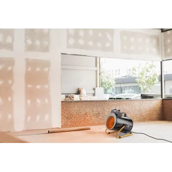 NEO TOOLS 90-069 Βιομηχανικός ηλεκτρικός θερμαντήρας 5kW, ρυθμιζόμενος θερμοστάτης, IPX4, 3 φάσεων 400V
