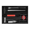 NEO TOOLS TOP-11-819 Σετ αφαίρεσης παρμπρίζ 7 τεμ. με τετράγωνο σύρμα 22 m, λαβές σύρματος, εργαλείο περάσματος, σουβλί, εργαλείο trim, λαβή σύρματος, πλαστική βαλίτσα