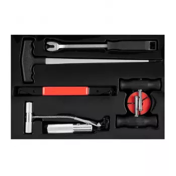 NEO TOOLS TOP-11-819 Σετ αφαίρεσης παρμπρίζ 7 τεμ. με τετράγωνο σύρμα 22 m, λαβές σύρματος, εργαλείο περάσματος, σουβλί, εργαλείο trim, λαβή σύρματος, πλαστική βαλίτσα