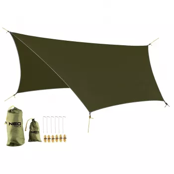 NEO TOOLS Αδιάβροχο μουσαμάς 360 x 290 cm 210T PU3000