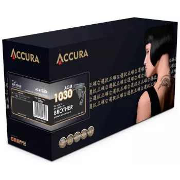 Accura Συμβατό Μελανόδοχείο Τόνερ για Brother TN-1030, Μαύρο, 1000 Σελίδες