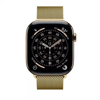 Crong Milano Steel Μπρασελέ από ανοξείδωτο χάλυβα για Apple Watch 38/40/41/42 mm Χρυσό