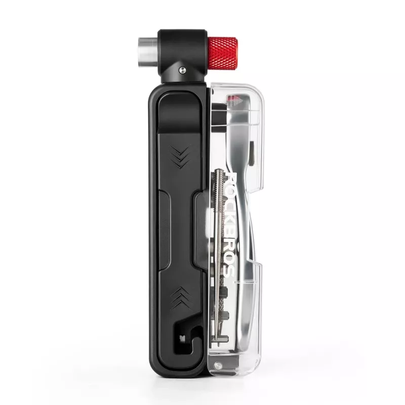 ROCKBROS Σετ εργαλείων ποδηλάτου Multitool με CO2-Inflator και καστάνια - Μαύρο