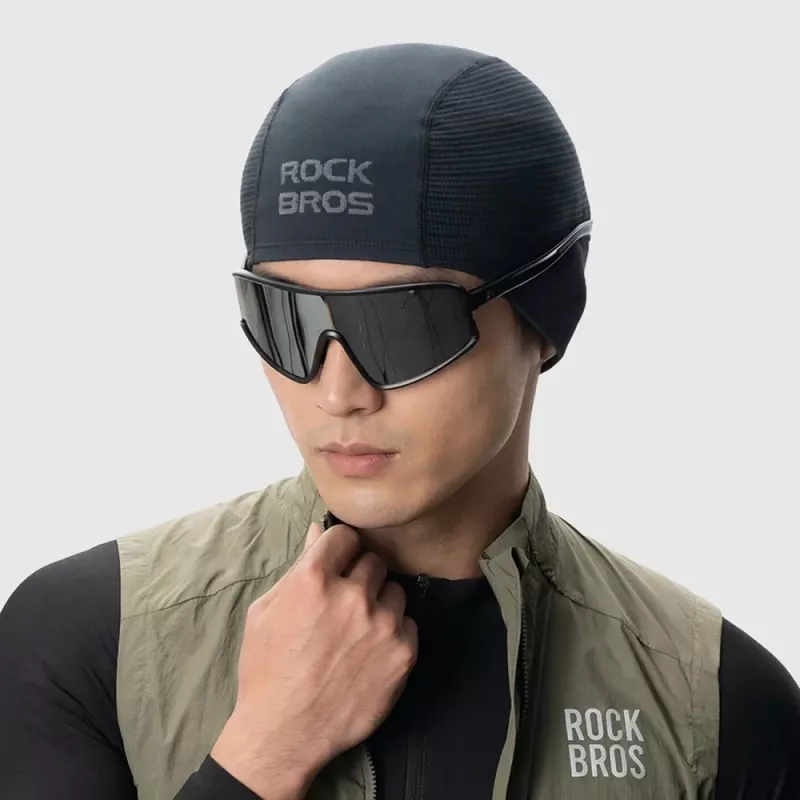 Rockbros LF25956 Ραφτό σκουφάκι ποδηλασίας - Μαύρο