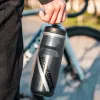 ROCKBROS Θερμικό Παγούρι Ποδηλασίας 620 ml Χωρίς BPA Gradient Μαύρο