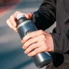 ROCKBROS Θερμικό Παγούρι Ποδηλασίας 620 ml Χωρίς BPA Gradient Μαύρο