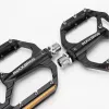 ROCKBROS C700 Ανακλαστικά πεντάλ πλατφόρμας αλουμινίου, μαύρα