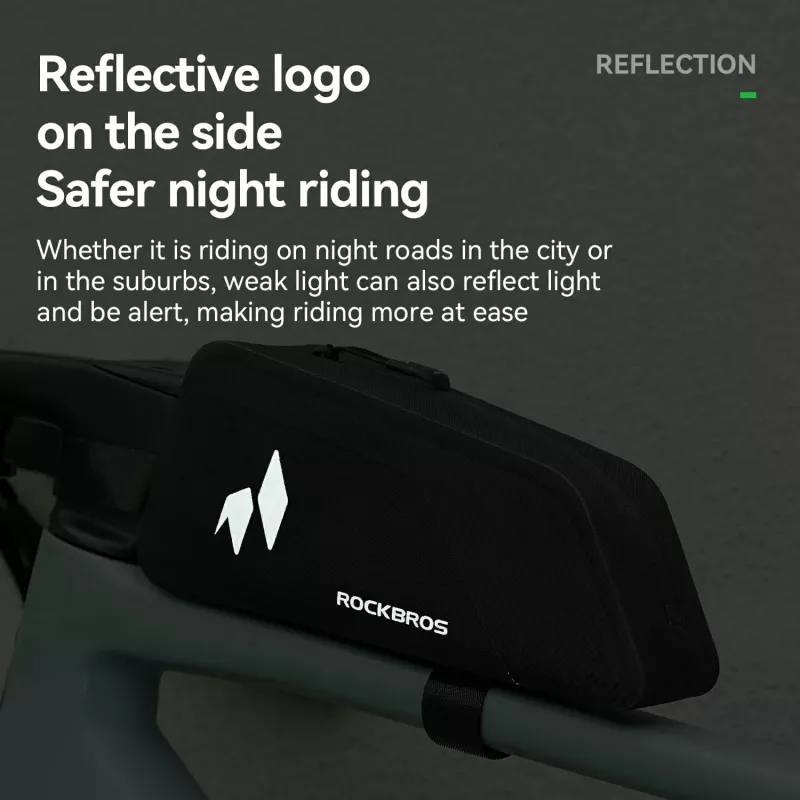 ROCKBROS AS-151 RideMate αδιάβροχη τσάντα επάνω σωλήνα - μαύρο