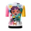 Rockbros γυναικείο ποδηλατικό jersey L λευκό με print