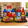 LEAN TOYS Μαγνητικά τουβλάκια πυροσβεστικός σταθμός 42 τεμ.