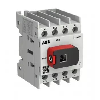 ABB Διακόπτης Απομόνωσης OTOT25G1-4BSN2Plus 25 A 4-πολικός Μέγεθος G1