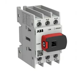 ABB OT Plus OT63G1-3BS63 A Διακόπτης Απομόνωσης, Πλαίσιο G1, 3-πολικός, με Λαβή