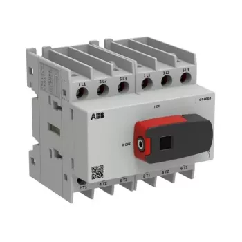 ABB OT Plus OT40G1-6BS40 A Διακόπτης Απομόνωσης, Μέγεθος G1, 6-πολικός, με Λαβή