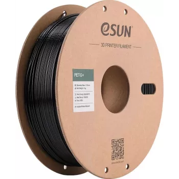 ESUN PETG+ 1,75 mm Μαύρο 1 kg Ρολό Χαρτιού Νήμα