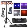LIGHT4ME LED BAR COB PAR 4x30W RGB Προβολέας PAR LED με τρίποδο και προστατευτικό κάλυμμα