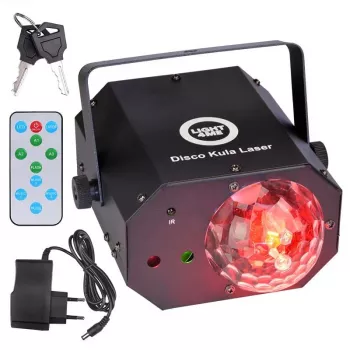 LIGHT4ME DISCO SPHERE LASER Φωτιστικό εφέ LED πολλαπλών λειτουργιών