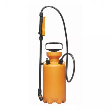 FISKARS ψεκαστήρας πίεσης 5L χειροκίνητος ψεκαστήρας κήπου με ρυθμιζόμενο ακροφύσιο, ιμάντα ώμου και βαλβίδα αποσυμπίεσης