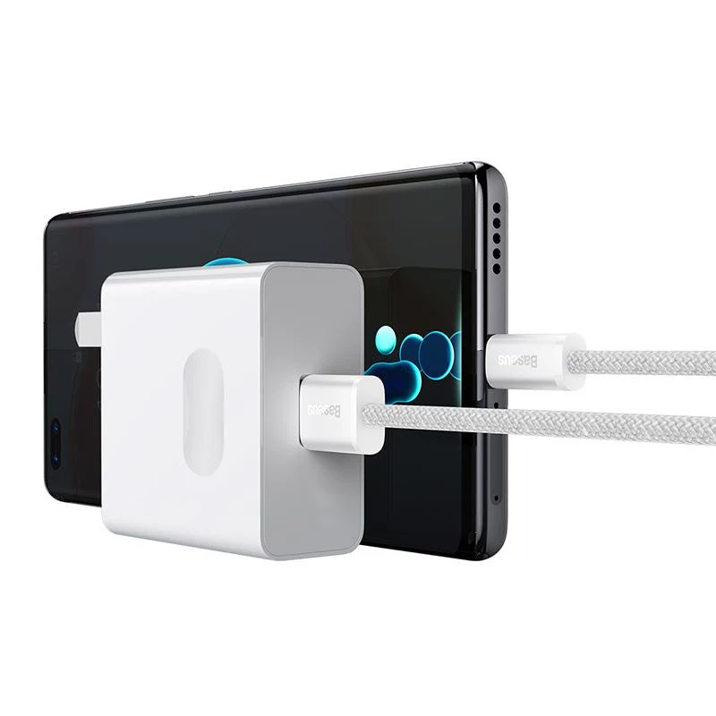 Baseus Dynamic Series USB-A σε USB-C καλώδιο 100W 2m λευκό