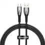 Baseus Glimmer USB-A σε USB-C καλώδιο 100W 1m μαύρο