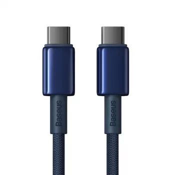 Baseus Tungsten Gold USB-C σε USB-C καλώδιο 100W PD 1m μπλε
