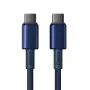 Baseus Tungsten Gold USB-C σε USB-C καλώδιο 100W PD 1m μπλε