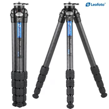 Leofoto LS-285CEX Τρίποδο Carbon Fiber Ranger Series με ενσωματωμένη βάση επιπέδωσης