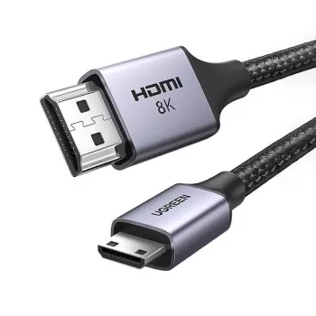 UGREEN HD163 Καλώδιο Mini-HDMI σε HDMI 8K 2m Μαύρο
