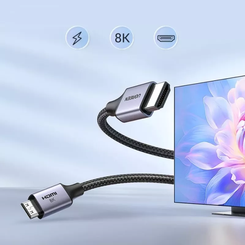 UGREEN HD163 Καλώδιο Mini-HDMI σε HDMI 8K 2m Μαύρο