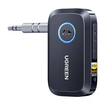 UGREEN Bluetooth 5.3 Ασύρματος πομποδέκτης ήχου με LDAC, aptX HD, aptX Low Latency, 3,5 mm AUX/RCA/Οπτικό, USB-C, Multipoint, για TV PC Home Cinema Στερεοφωνικό Αυτοκίνητο (Μαύρο)