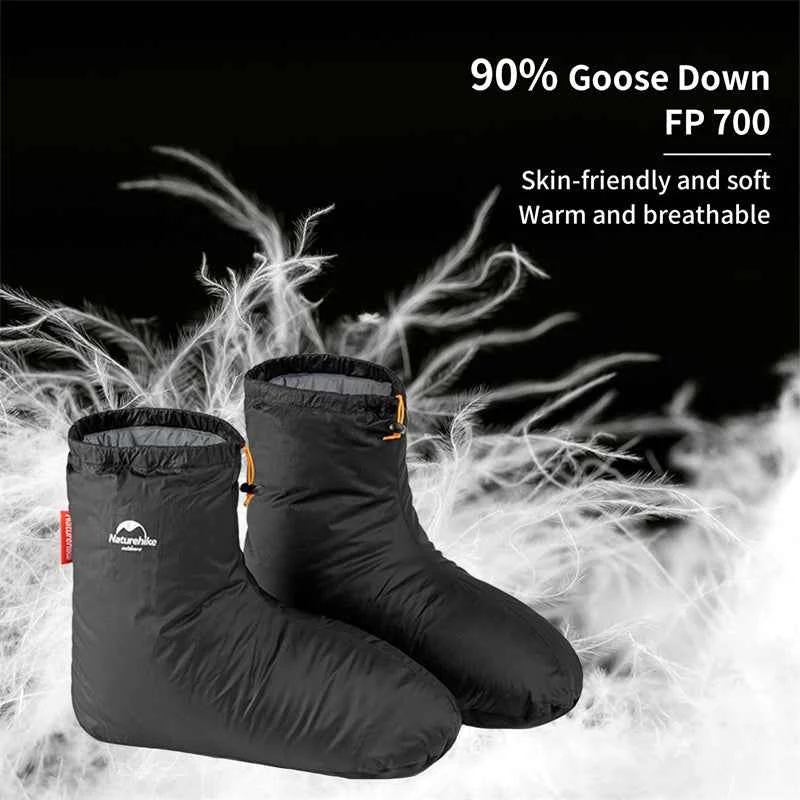 Naturehike Goose Down Μποτάκια αστραγάλου NH18S023-T Μαύρο Medium