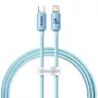 Baseus Crystal Shine Καλώδιο USB-C σε Lightning 20W, 1,2m, Μπλε