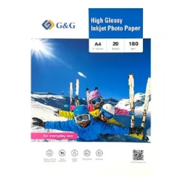 G&G Ninestar Φωτογραφικό χαρτί A4, 180 g/m², 20 φύλλα (20287)