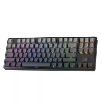 Redragon StarBlade K707SP-RGB-PRO μηχανικό gaming πληκτρολόγιο, κόκκινοι διακόπτες, Per-Key RGB, πλήρες μέγεθος, ενσύρματο USB, αφαιρούμενο στήριγμα παλάμης, μαύρο