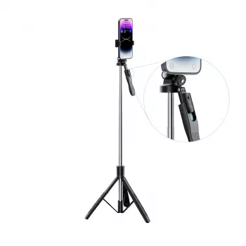 XO SS15 Bluetooth selfie stick τρίποδο, 180 cm, μαύρο