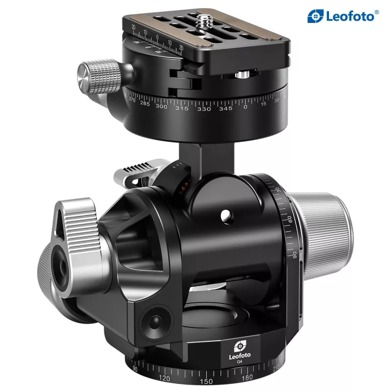Leofoto G4 Pro Κεφαλή Τριπόδου με Γρανάζι