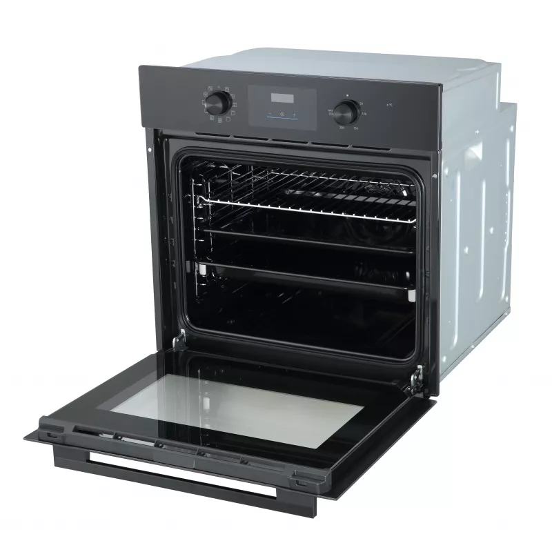 Midea MBO65M80M1-BK Εντοιχιζόμενος Ηλεκτρικός Φούρνος, 70L, Οθόνη Αφής, Μαύρος