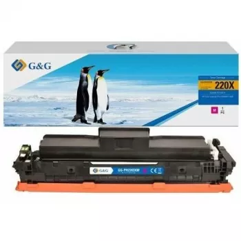 G&G XL Μελανοδοχείο Τόνερ συμβατό με HP 220X (W2203X), Magenta
