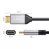 ORICO H4Y1 καλώδιο HDMI 2.0 8m - 4K 60Hz, μαύρο