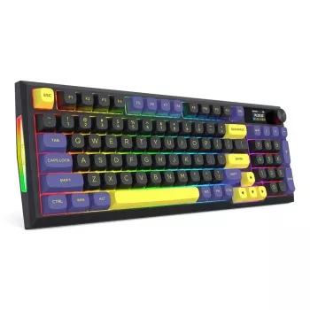 Redragon K725LBY-RGB-PRO Glintstone 75% ασύρματο μηχανικό gaming πληκτρολόγιο (Tri-Mode, Hot-Swappable Red Switches)