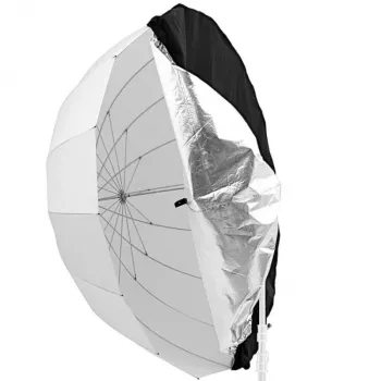 Godox DPU-130BS ασημί/μαύρο ανακλαστικό ύφασμα για parabolic ομπρέλα
