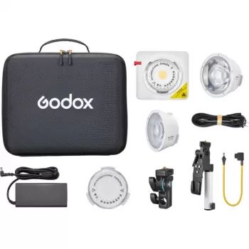 Godox ML100 Bi-color Kit 2 - Μονό φως LED 100W με softbox, τρίποδο, ανακλαστήρα & τσάντα μεταφοράς
