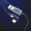 UGREEN US284 Καλώδιο USB-A σε USB-C γωνιακό, 3A, 3m, Μαύρο
