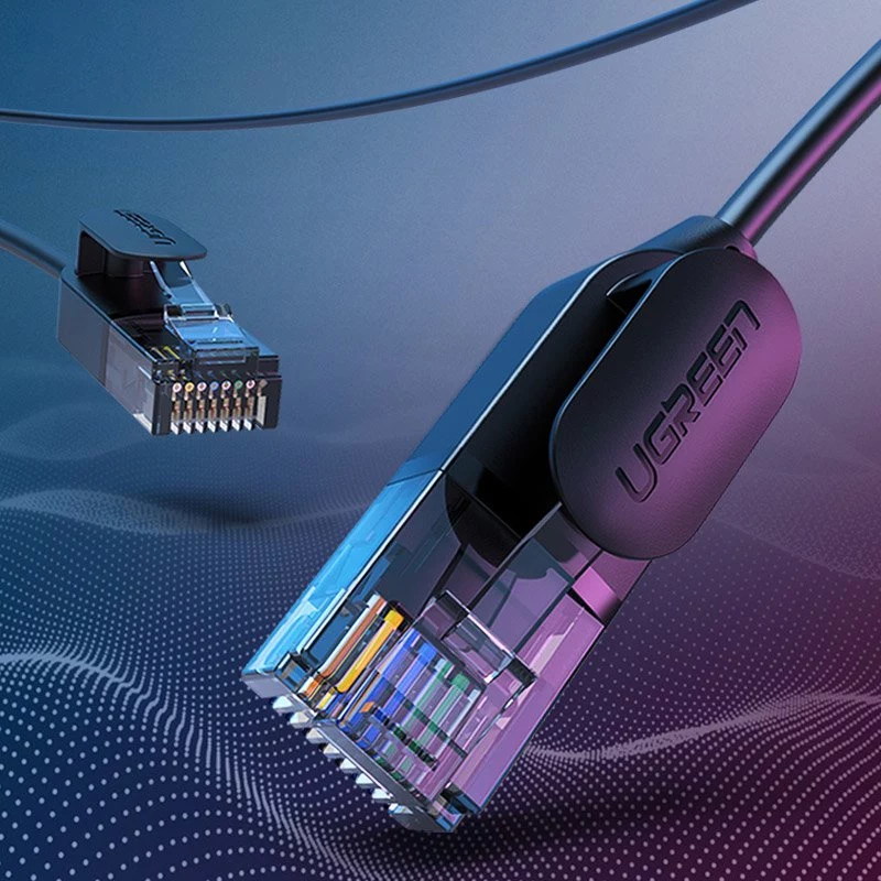 UGREEN NW122 Cat.6A UTP Καλώδιο Ethernet patch RJ45, 5m, Μαύρο
